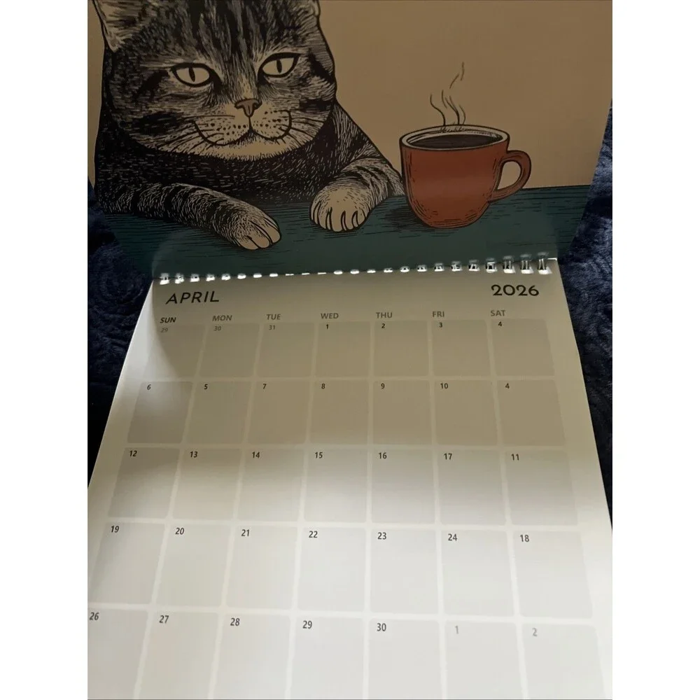 2026 Calendar - Cats ' With Coffee 2026 Cats ' With Coffee